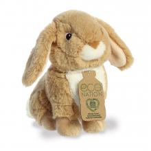 Eco Nation Lop-Eared Rabbit Tan 9In