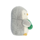 PomPom Penguin w/Xmas Tree 8In