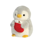 Pompom Penguin w/Stocking 8In