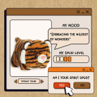Spudsters Tiffany Tiger 10in