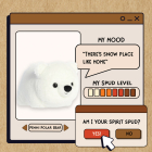 Spudsters Penni Polar Bear 10In