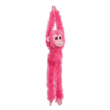 Hanging Chimp Pink 19In