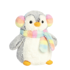 PomPom Muffs & Scarf 9In