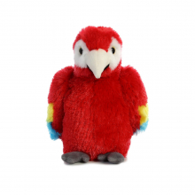 MF Scarlet Macaw Parrot 8In
