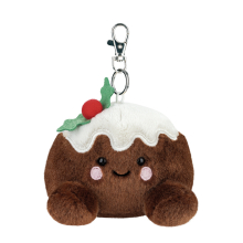 PP Carol Christmas Pudding Clip-On 4in