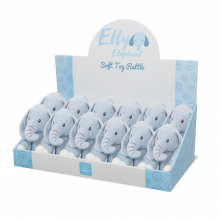 Elly Elephant Rattle W/CDU(12)