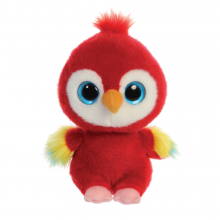 Lora Scarlet Macaw 8In